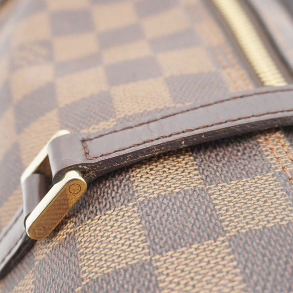 LOUIS VUITTON Papillon Damier Ebene Shoulder Bag Brown
