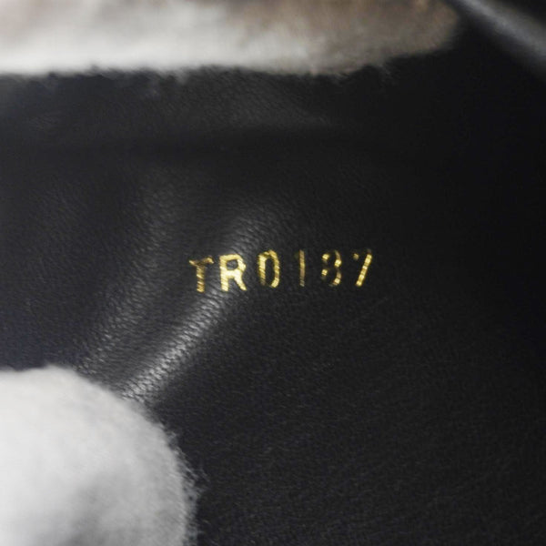 LOUIS VUITTON Capucines PM Mechanical Flower Taurillon Leather Shoulder Bag Black