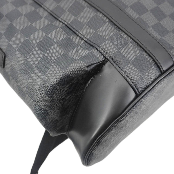 LOUIS VUITTON Christopher Damier Graphite Backpack Bag Black