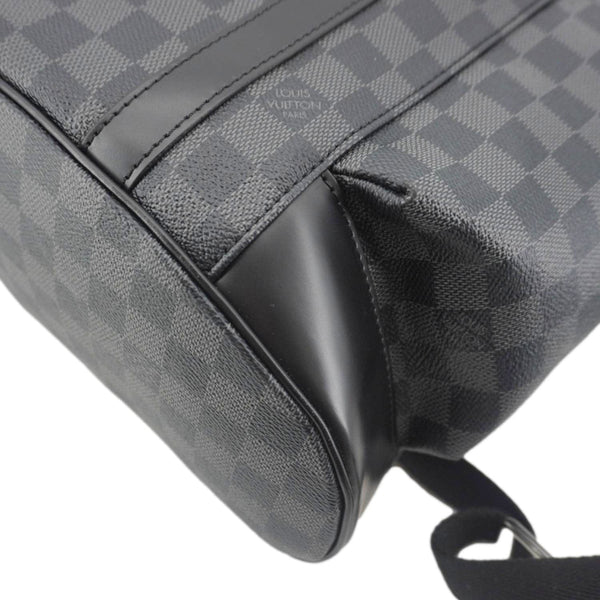 LOUIS VUITTON Christopher Damier Graphite Backpack Bag Black