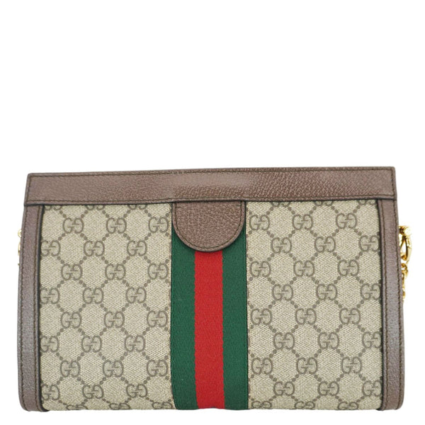 GUCCI Ophidia Medium GG Supreme Canvas Shoulder Bag Beige 503877