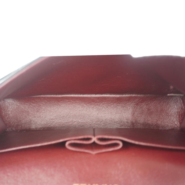 CHANEL Classic Flap Vintage Quilted Lambskin Leather Shoulder Bag Black