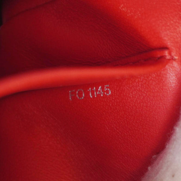 LOUIS VUITTON GO-14 PM Malletage Leather Shoulder Bag Red