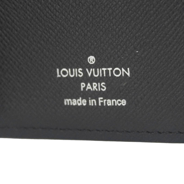 LOUIS VUITTON Brazza Damier Graphite Bifold Long Wallet Black
