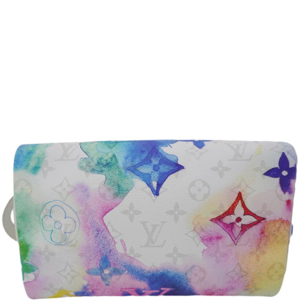 LOUIS VUITTON Watercolor Dopp Kit Monogram Coated Canvas White Toiletry Pouch