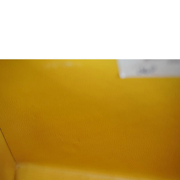 GOYARD Saigon Mini Chevron Print Coated Canvas Top Handle Bag Black