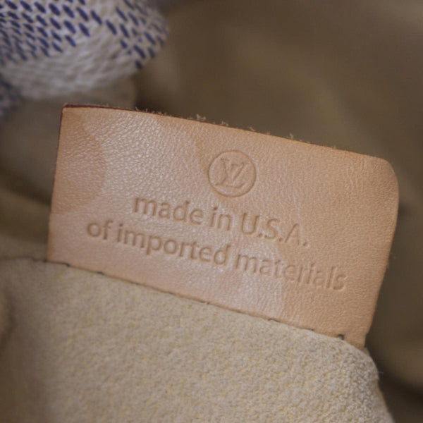 LOUIS VUITTON Artsy MM Damier Azur Hobo Bag White