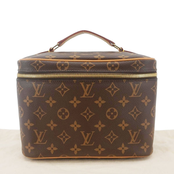 LOUIS VUITTON Nice BB Toiletry Monogram Canvas Vanity Case Brown