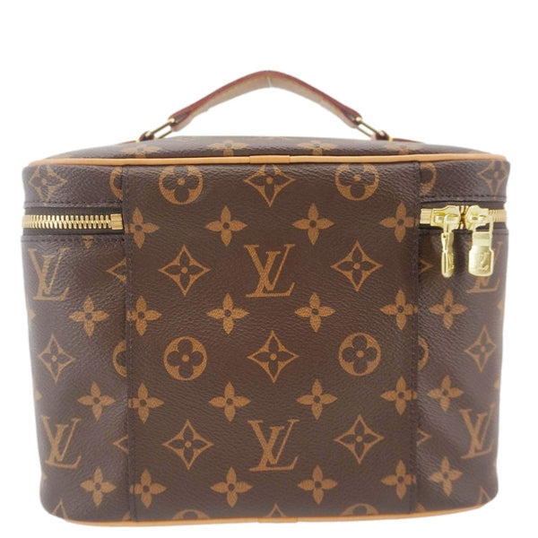 LOUIS VUITTON Nice BB Toiletry Monogram Canvas Vanity Case Brown