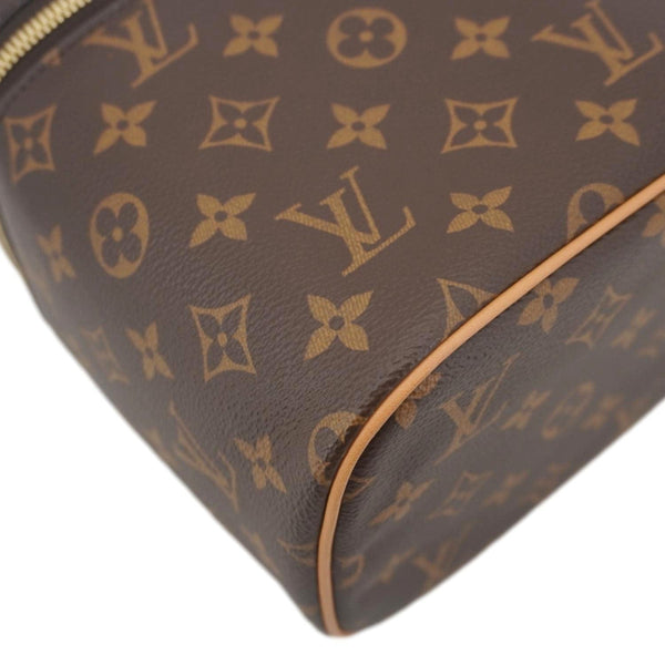 LOUIS VUITTON Nice BB Toiletry Monogram Canvas Vanity Case Brown