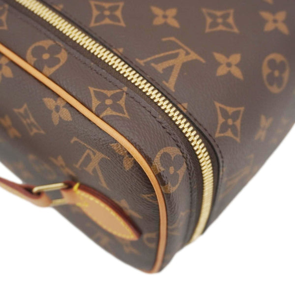 LOUIS VUITTON Nice BB Toiletry Monogram Canvas Vanity Case Brown