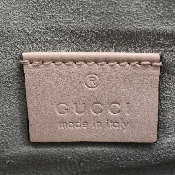 GUCCI GG Marmont Quilted Leather Zip Pouch Bag Pink 476440