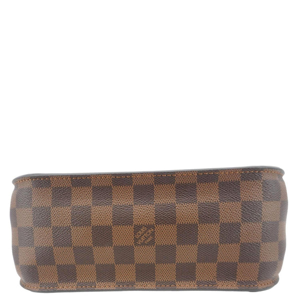 LOUIS VUITTON Beaumarchais Damier Ebene Shoulder Bag Brown