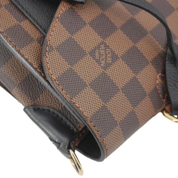 LOUIS VUITTON Beaumarchais Damier Ebene Shoulder Bag Brown