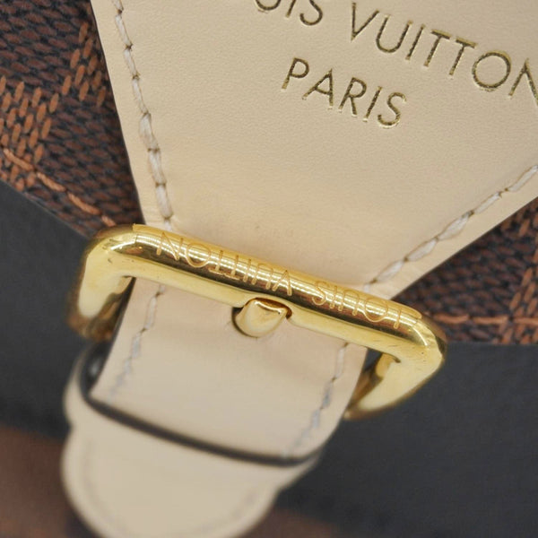 LOUIS VUITTON Beaumarchais Damier Ebene Shoulder Bag Brown