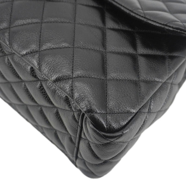 CHANEL XXL Flap Bag Lambskin Leather Shoulder Bag Black