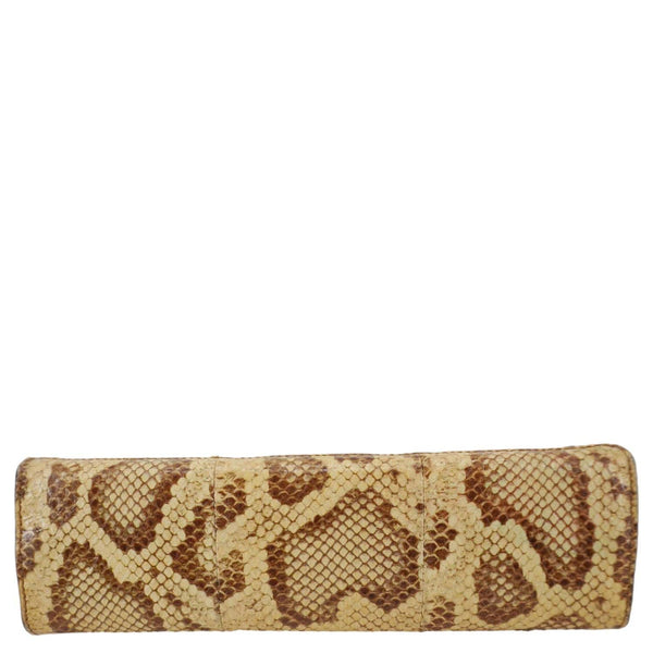 GUCCI Ophidia Small Raffia Elaphe Chain Shoulder Bag Beige 503877
