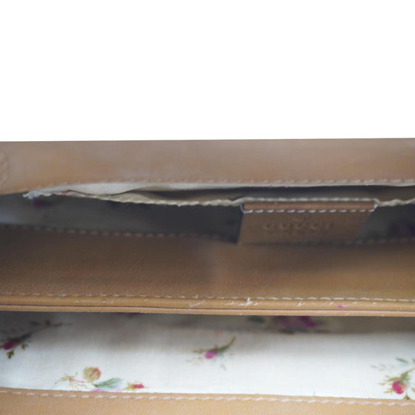 GUCCI Ophidia Small Raffia Elaphe Chain Shoulder Bag Beige 503877