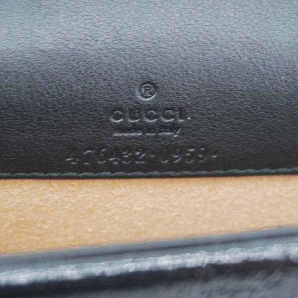 GUCCI Dionysus Super Mini GG Monogram Velvet Crossbody Bag Blue