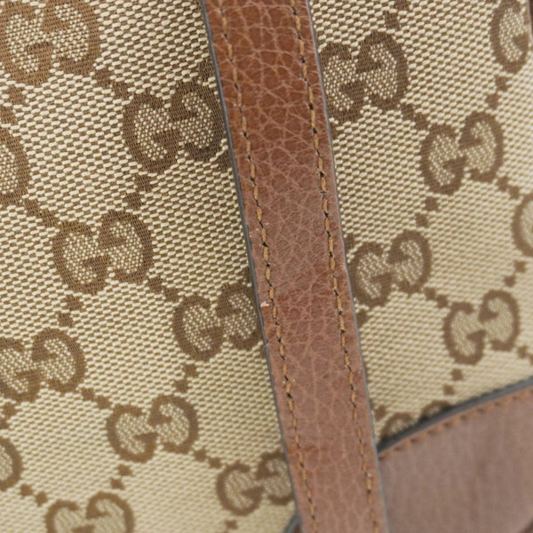 GUCCI Bree GG Canvas Camera Crossbody Bag Beige 449413