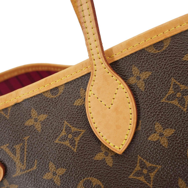 LOUIS VUITTON Neverfull GM Monogram Canvas Tote Bag Brown