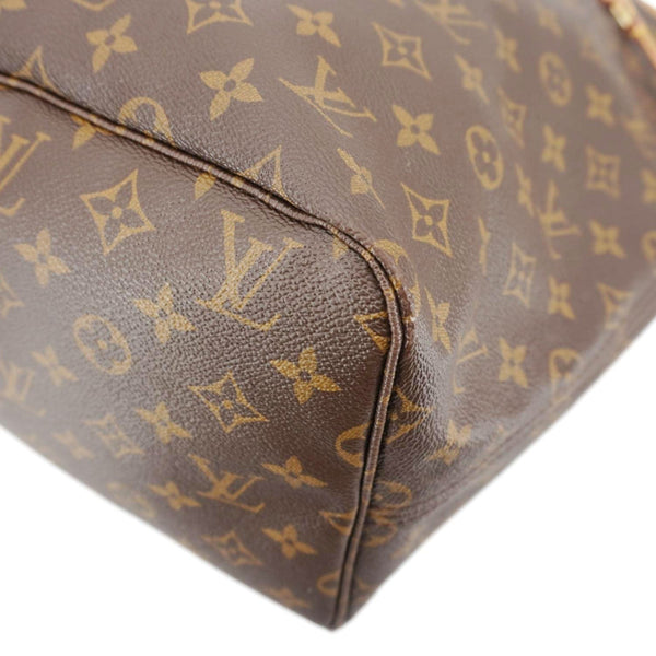 LOUIS VUITTON Neverfull GM Monogram Canvas Tote Bag Brown