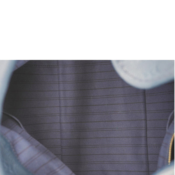 LOUIS VUITTON Artsy MM Monogram Empreinte Leather Hobo Bag Navy Blue