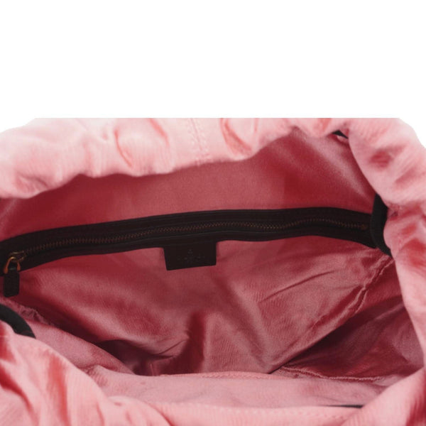 GUCCI Double Buckle Small Brocade Web Backpack Multicolor 466467