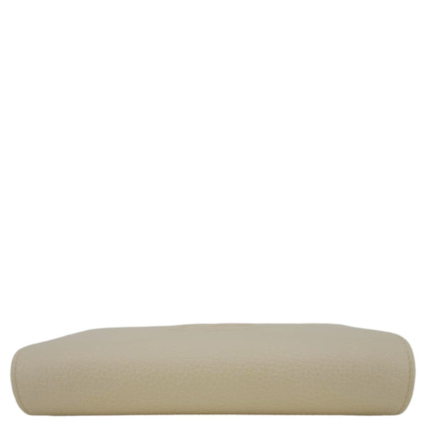 GUCCI Soho Leather Wallet On Chain Clutch Crossbody Bag Cream 598211