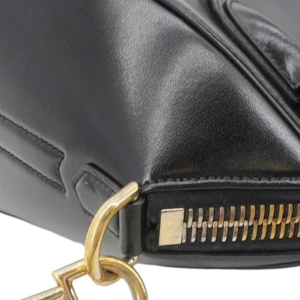 GIVENCHY Antigona Small Box Calfskin Leather Satchel Shoulder Bag Black