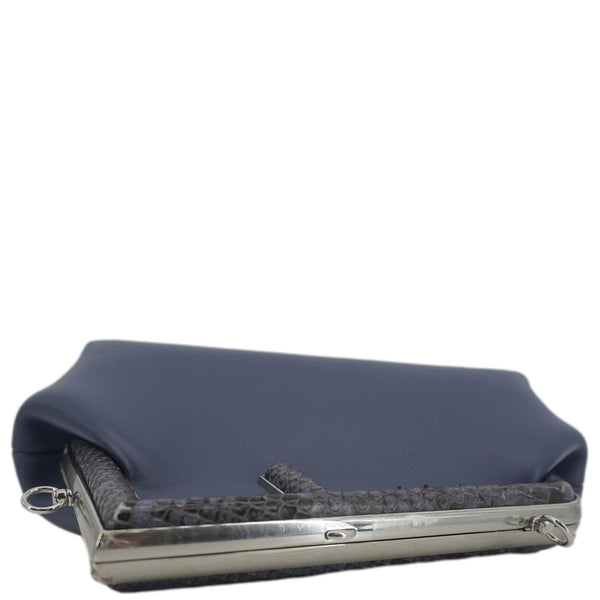 FENDI First Small Nappa Leather Shoulder Bag Blue