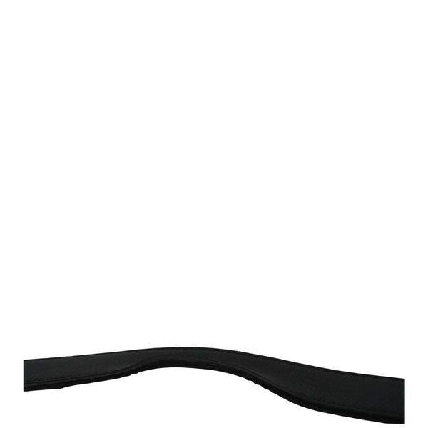 GUCCI GG Buckle Leather Belt Black 525040 Size 85/34