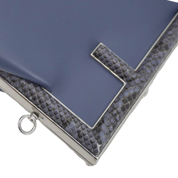 FENDI First Small Nappa Leather Shoulder Bag Blue