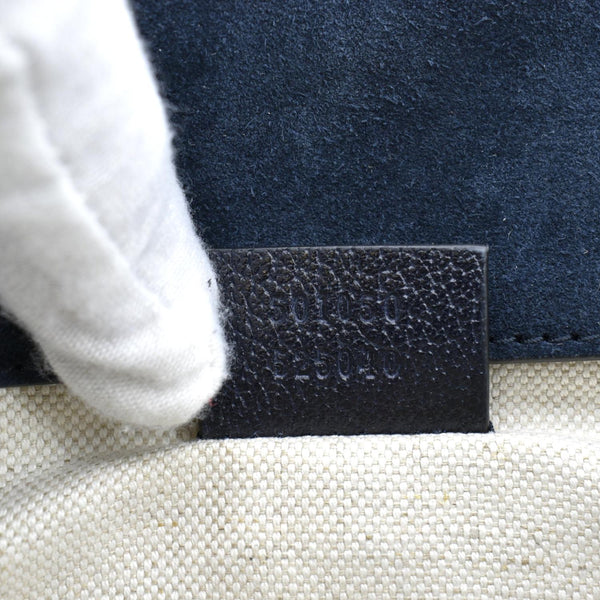 GUCCI Neo Vintage Suede Crossbody Bag Blue 501050