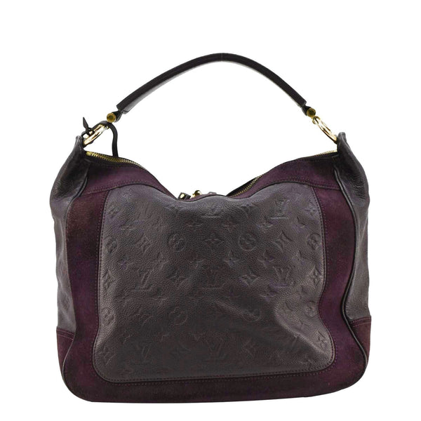 LOUIS VUITTON Audacieuse MM Empreinte Leather Terre Hobo Bag back side