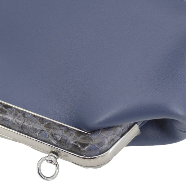 FENDI First Small Nappa Leather Shoulder Bag Blue