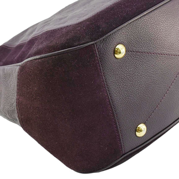 LOUIS VUITTON Audacieuse MM Empreinte Leather Shoulder Bag Terre