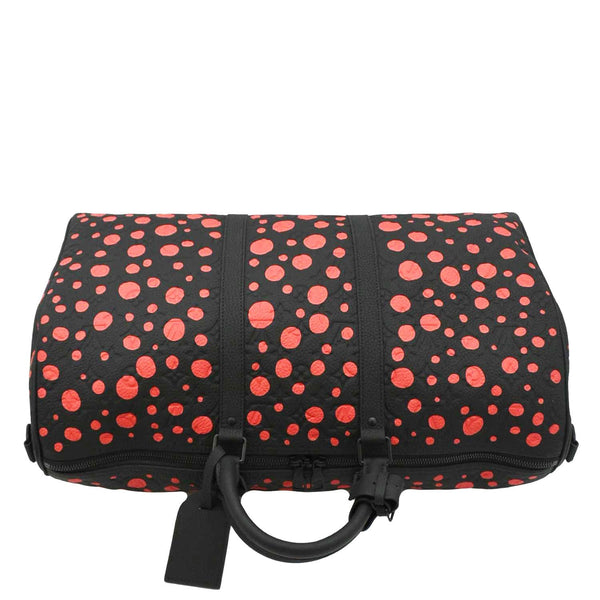 LOUIS VUITTON x YK Keepall 55 Travel Bag Black back look