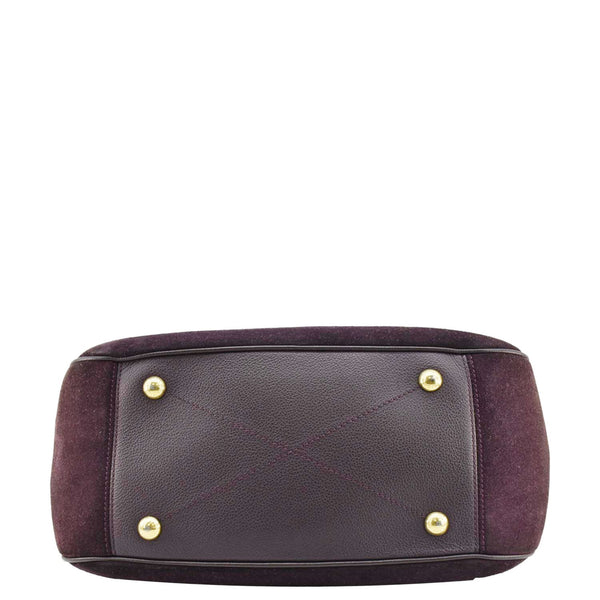 LOUIS VUITTON Audacieuse MM Empreinte Leather Shoulder Bag Terre