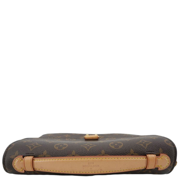 LOUIS VUITTON Metis Pochette Monogram Canvas Crossbody Bag Brown