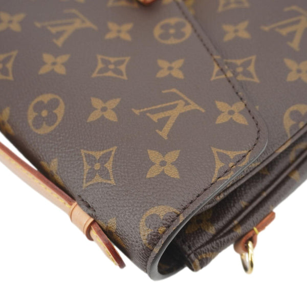 LOUIS VUITTON Metis Pochette Monogram Canvas Crossbody Bag Brown