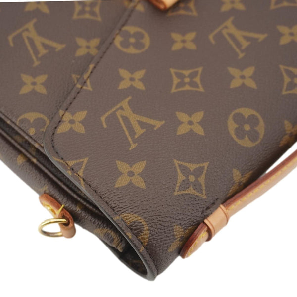LOUIS VUITTON Metis Pochette Monogram Canvas Crossbody Bag Brown