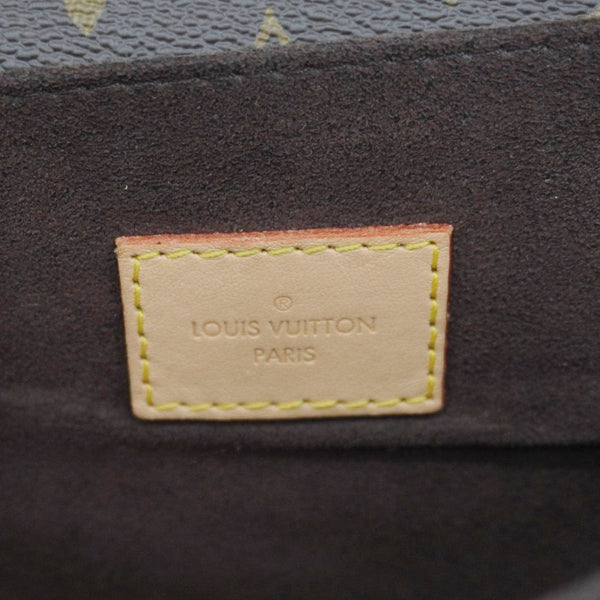 LOUIS VUITTON Metis Pochette Monogram Canvas Crossbody Bag Brown
