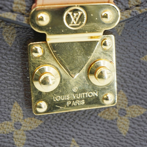 LOUIS VUITTON Metis Pochette Monogram Canvas Crossbody Bag Brown