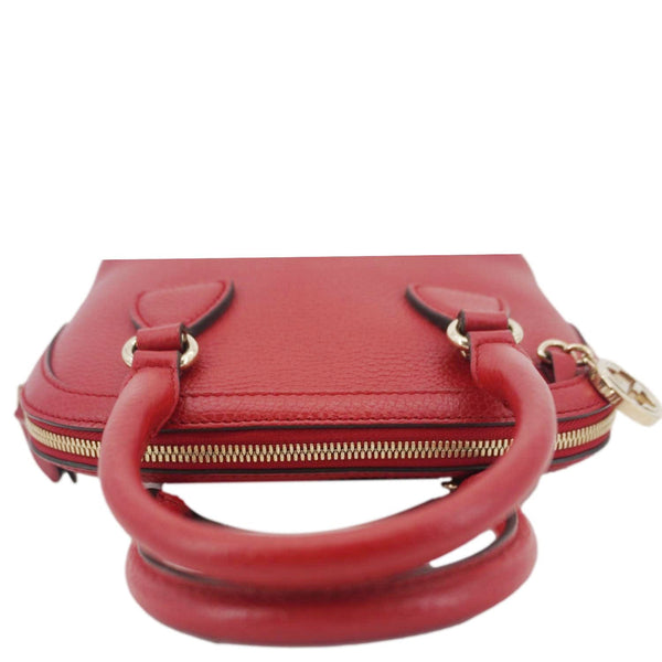 GUCCI Dome Small Dollar Calfskin Leather Crossbody Bag Red 449661