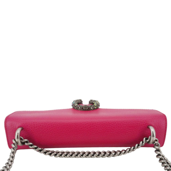 GUCCI Dionysus Small Calfskin Leather Crossbody Bag Pink 400249