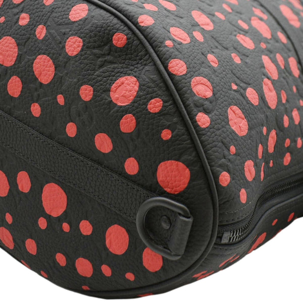 LOUIS VUITTON x YK Keepall 55 Travel Bag Black corner look