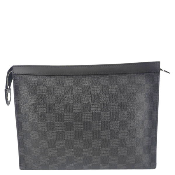 LOUIS VUITTON Voyage MM Damier Graphite Pouch Black