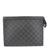 LOUIS VUITTON Voyage MM Damier Graphite Pouch Black