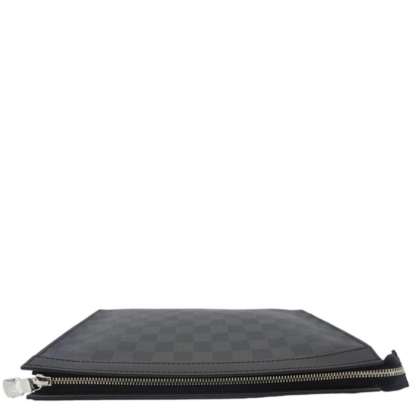 LOUIS VUITTON Voyage MM Damier Graphite Pouch Black